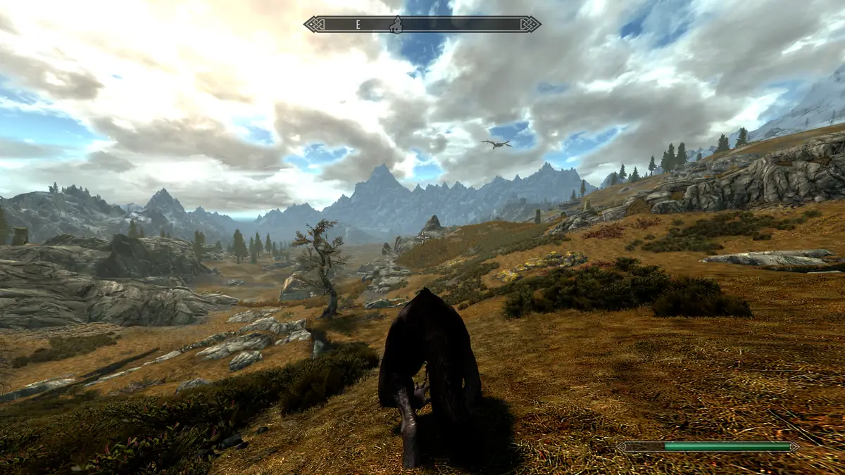 スカイリムAE グラフィック ウェアウルフ