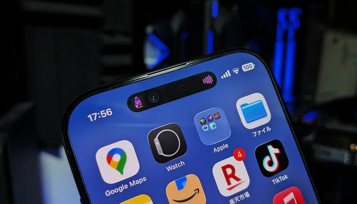 iPhone Airのダイナミックアイランド