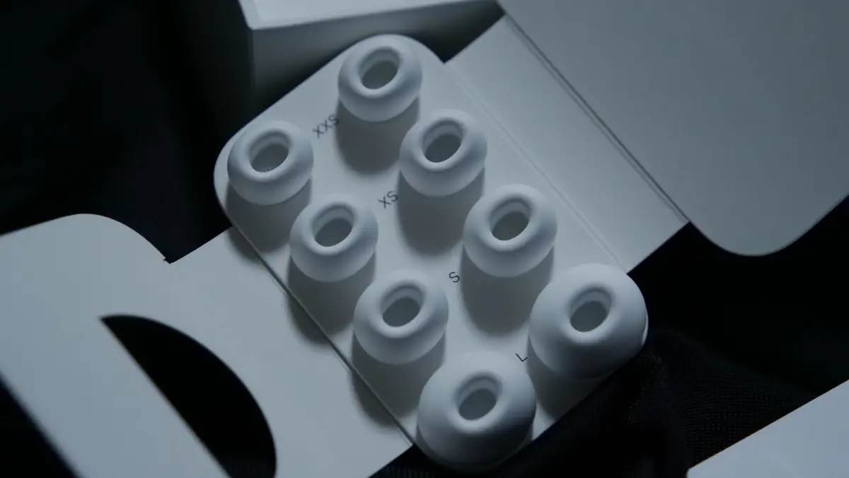 AirPods Pro3に付属する5種類のイヤーチップ