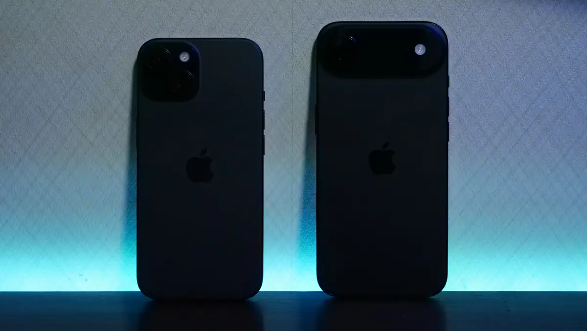 iPhone AirとiPhone 15 デザインの比較