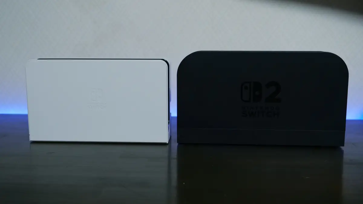 任天堂スイッチ2と旧型任天堂スイッチ 違いと比較 充電ドックの違い