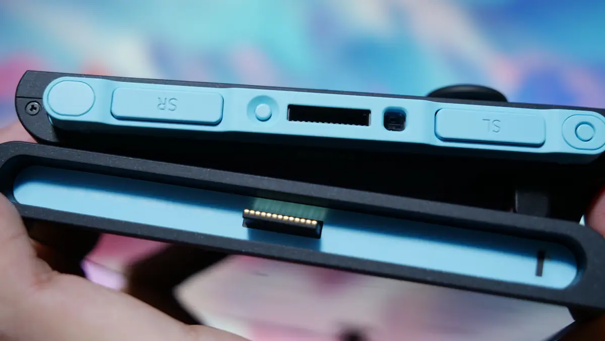 任天堂スイッチ2 ジョイコン2とボディの接続部 端子