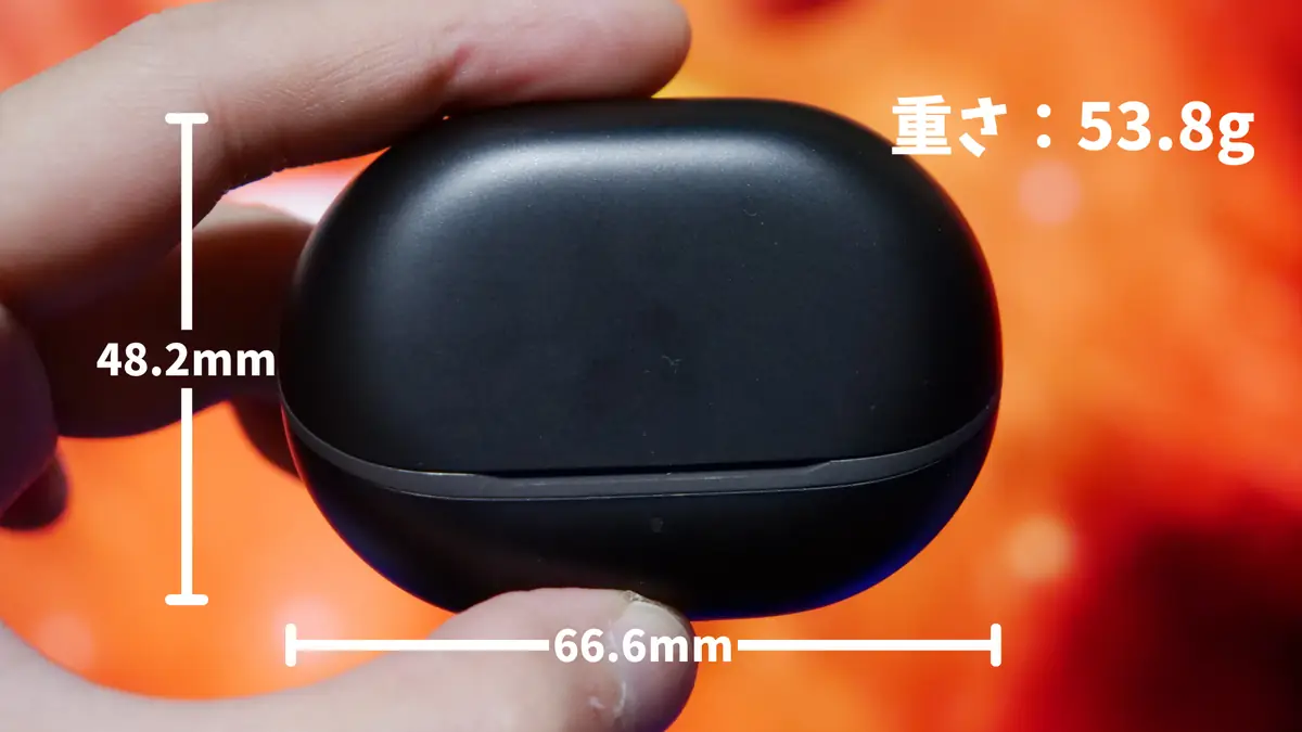 SOUNDPEATS Air5 Proのサイズと重さ