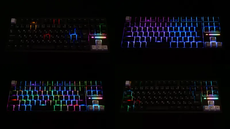 MageGee Captain87 JIS RGB LED ライティングモード