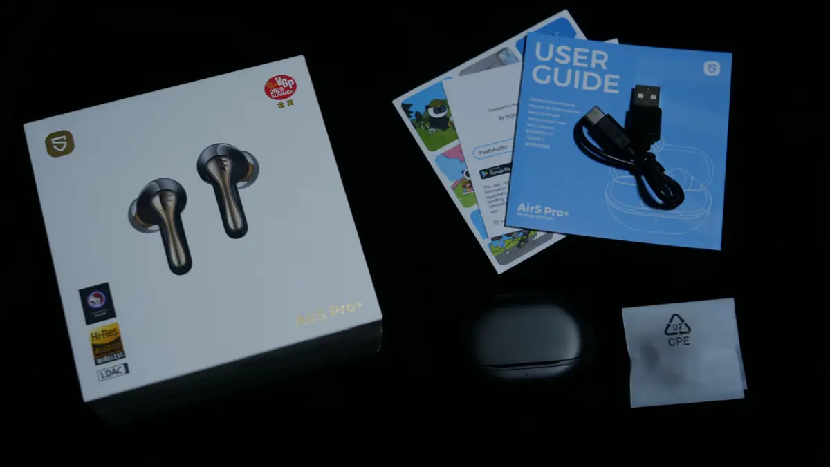 SOUNDPEATS Air5 Pro+ 付属品一覧