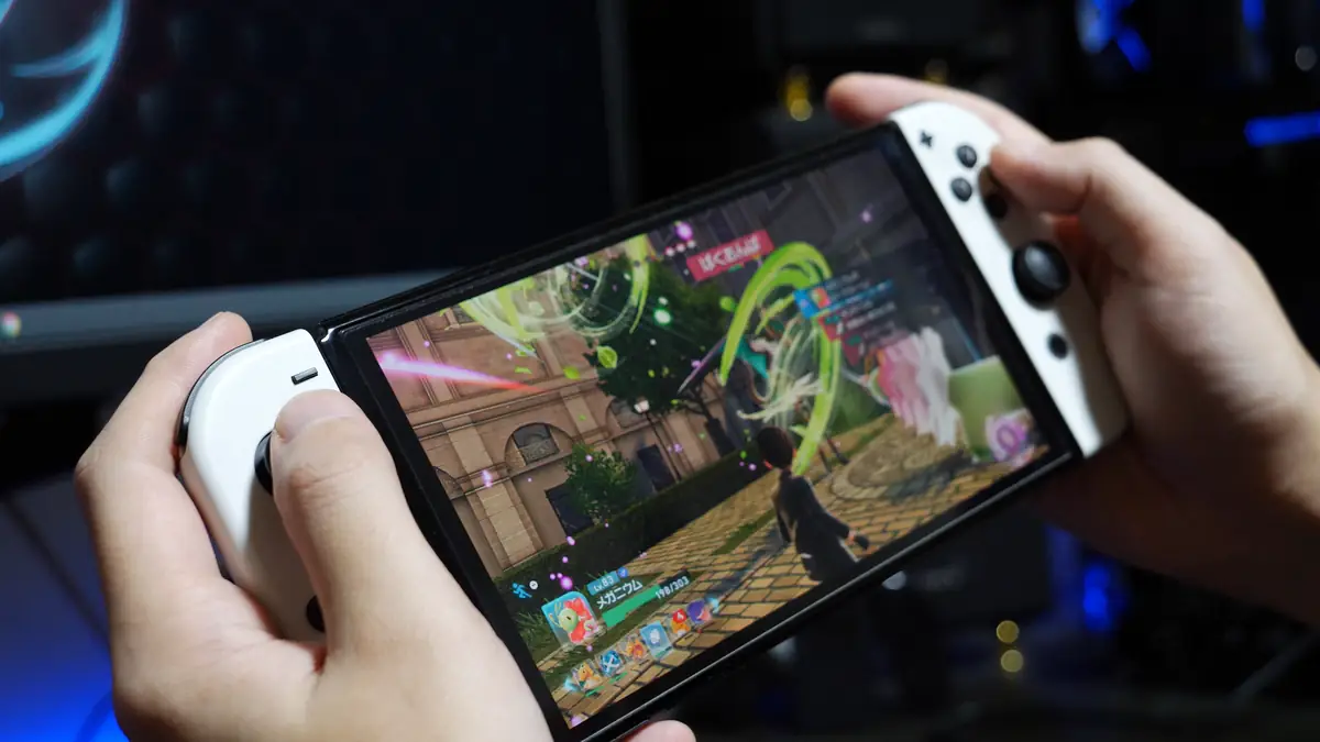 旧型任天堂スイッチ 携帯モード 720p 画質