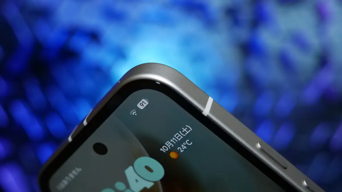 Pixel 9a 画面のベゼル幅