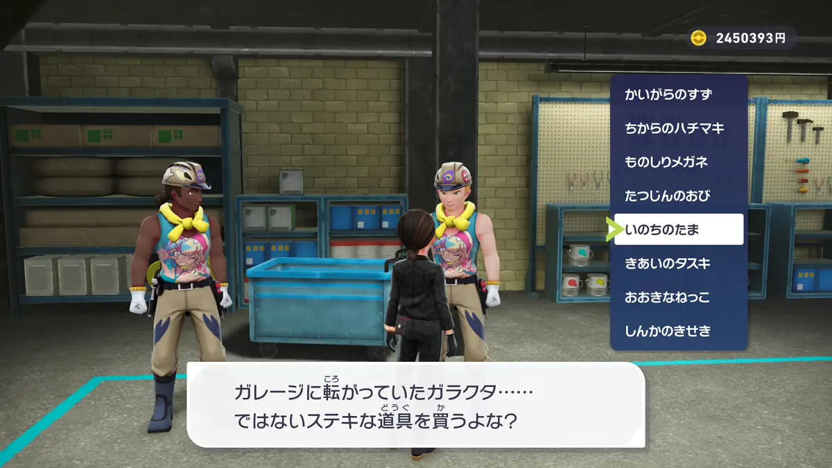 ポケモンZA 戦闘用道具を買える場所