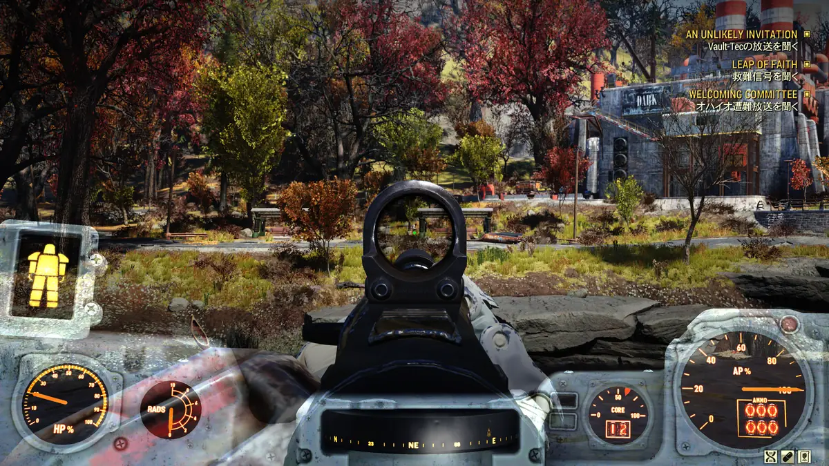 Fallout76 リフレックスサイト ドットが最もおすすめ