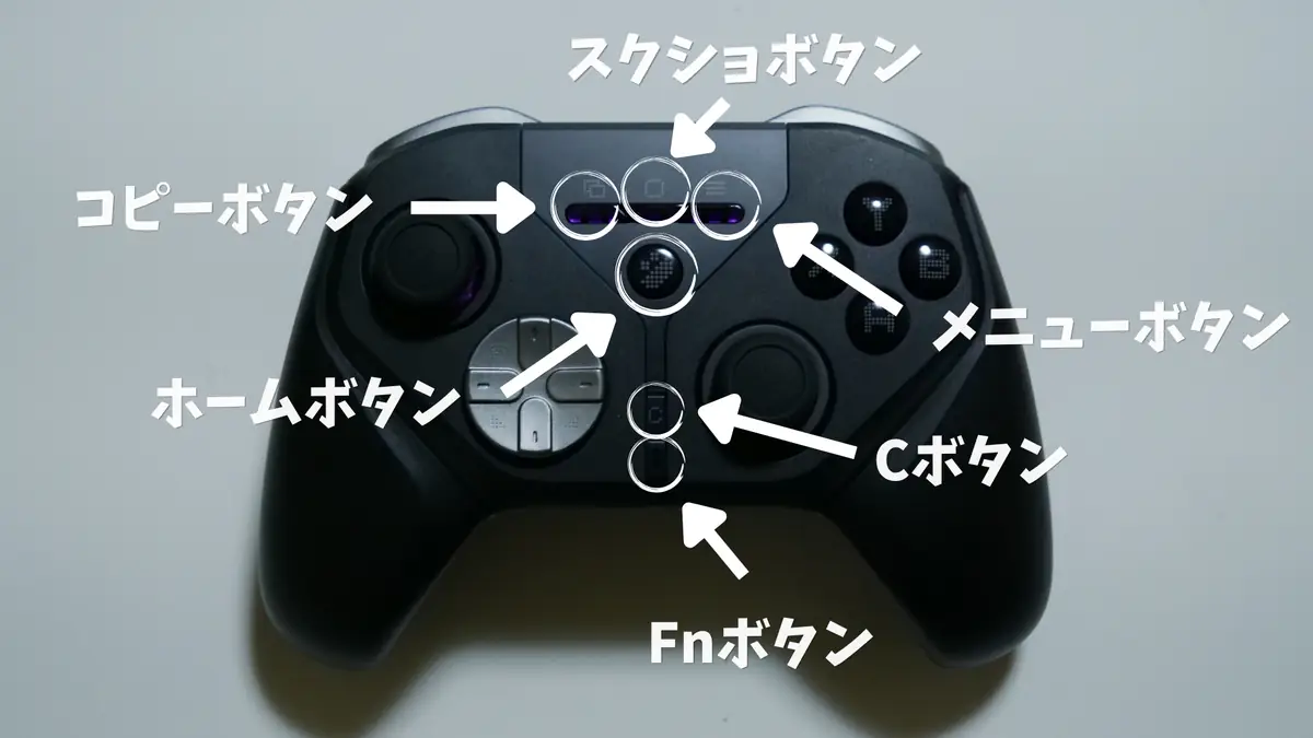 LEADJOY Xeno Plusのボタン配置の画像