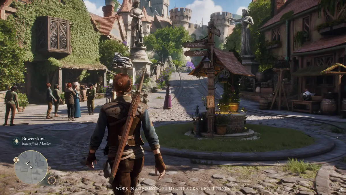 Fable(フェイブル)の首都バウアーストーンの街並み