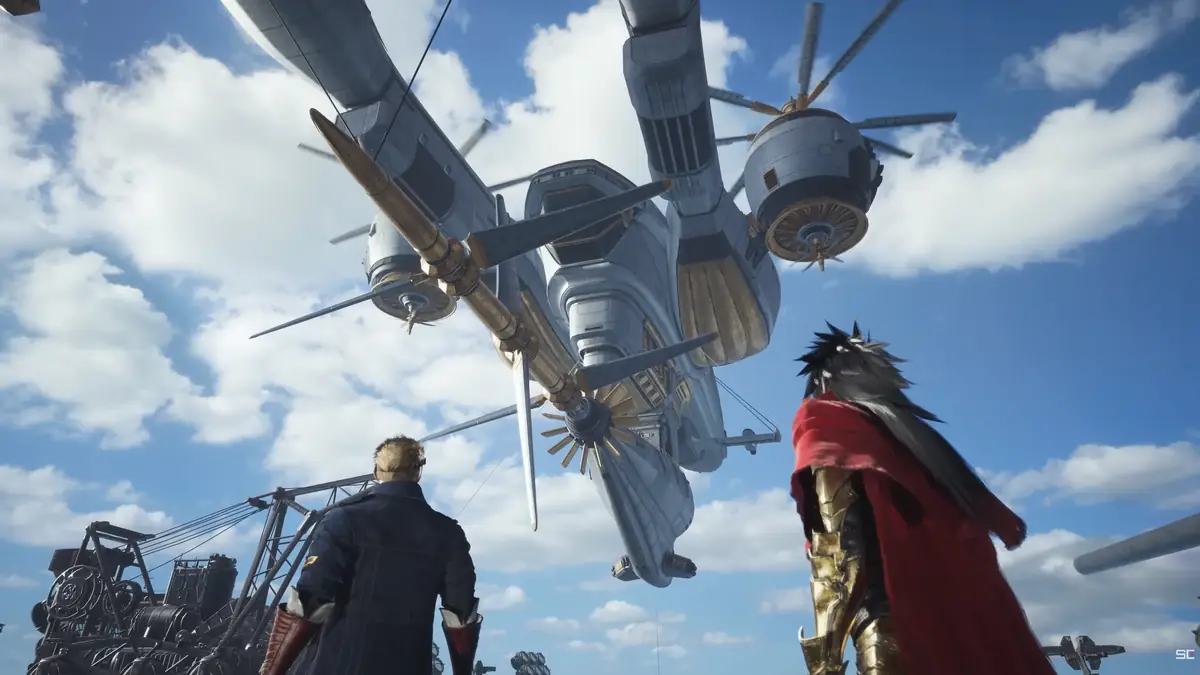 FF7リベレーション 飛行艇ハイウィンドのデザイン