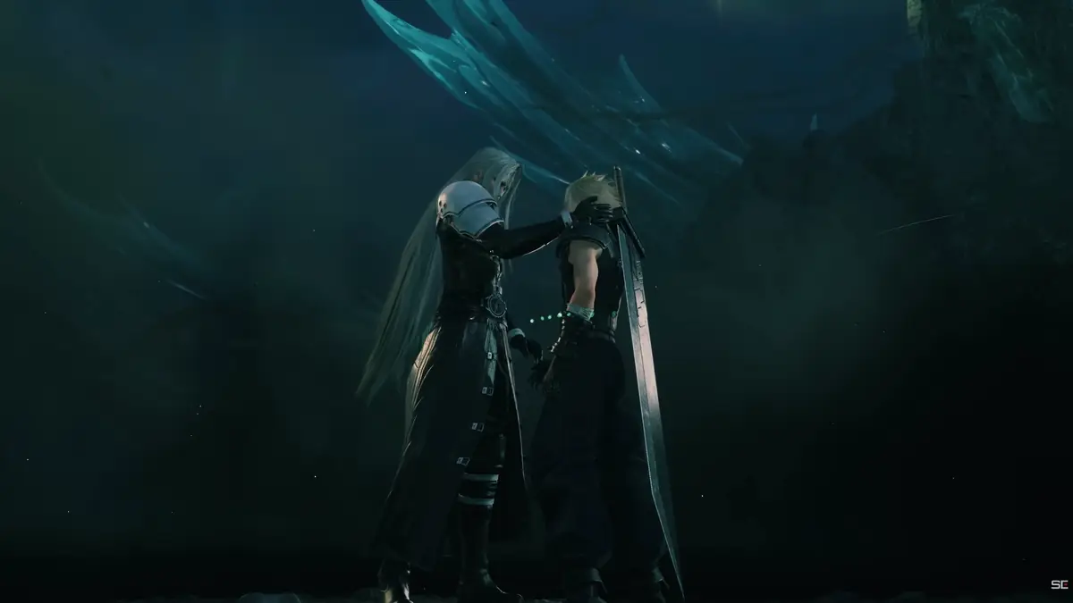 FF7リベレーション クラウドとセフィロスの様子