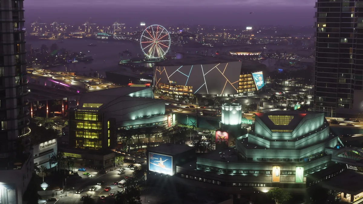 GTA6 バイスシティ 夜の映像