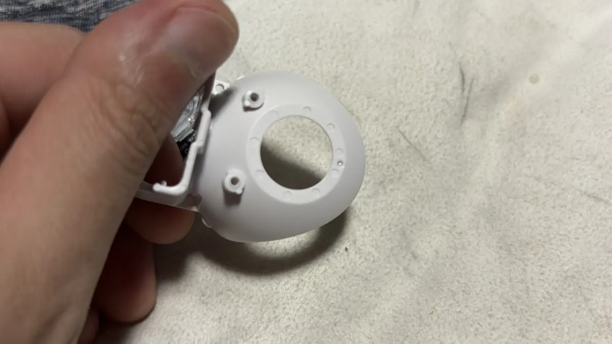 KeyBall44 トラックボールの支持球の外し方