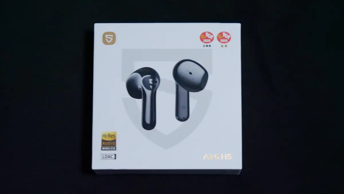 SOUNDPEATS Air6 HSのパッケージ