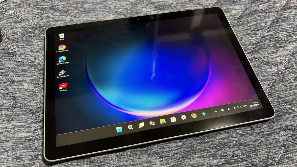 Surface Go2 ディスプレイとバッテリーの交換修理 交換後に快適に動くようになったSurface Go2
