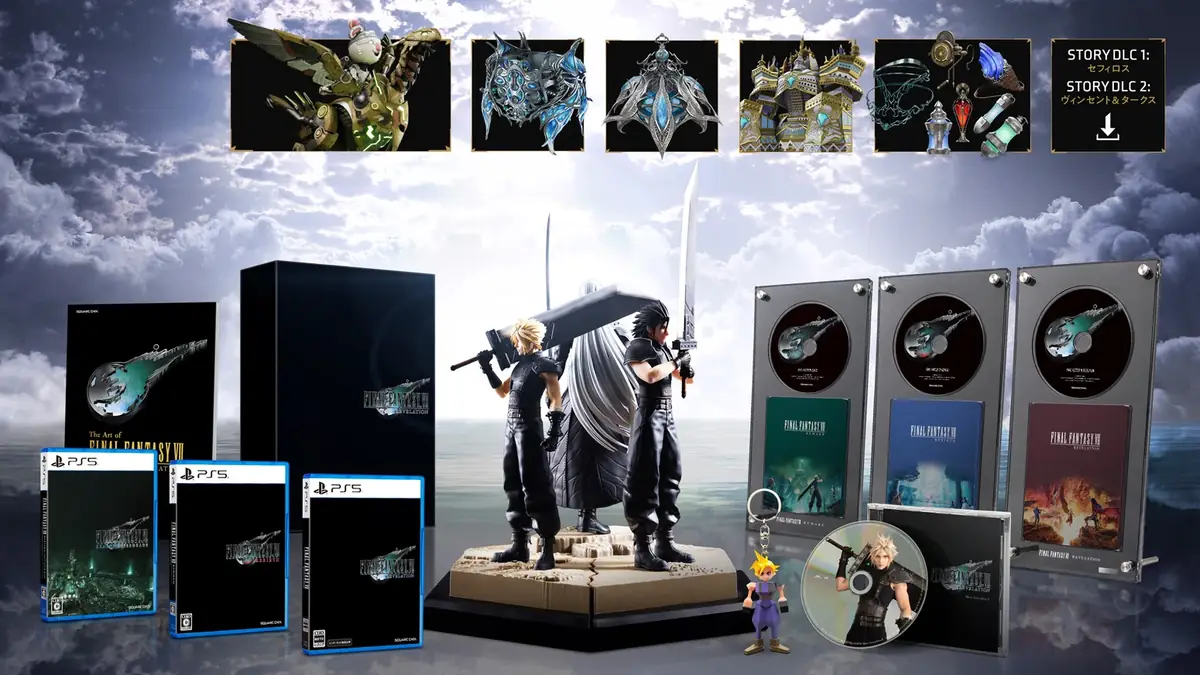 FINAL FANTASY VII Remake Series Complete Editionの付属品と内容
