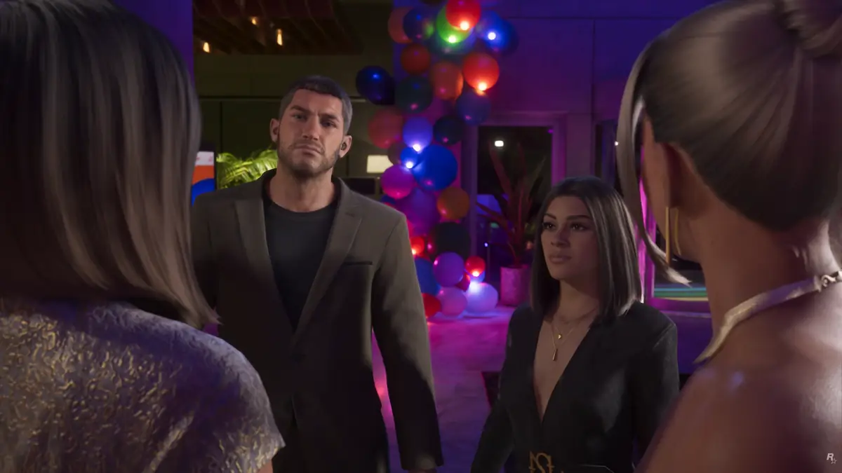 GTA6 ミッションの一場面